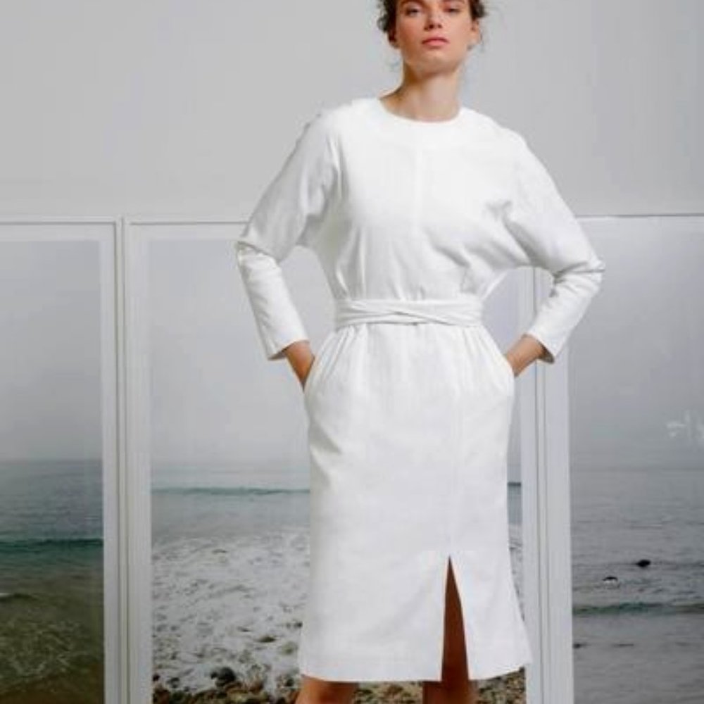 Heidi Merrick White Knee length dress